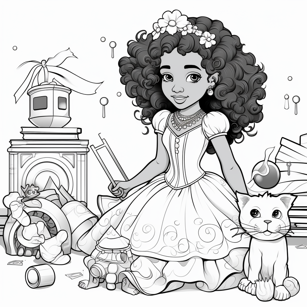 Princess Coloring Page