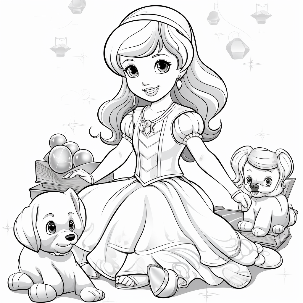 Princess Coloring Page