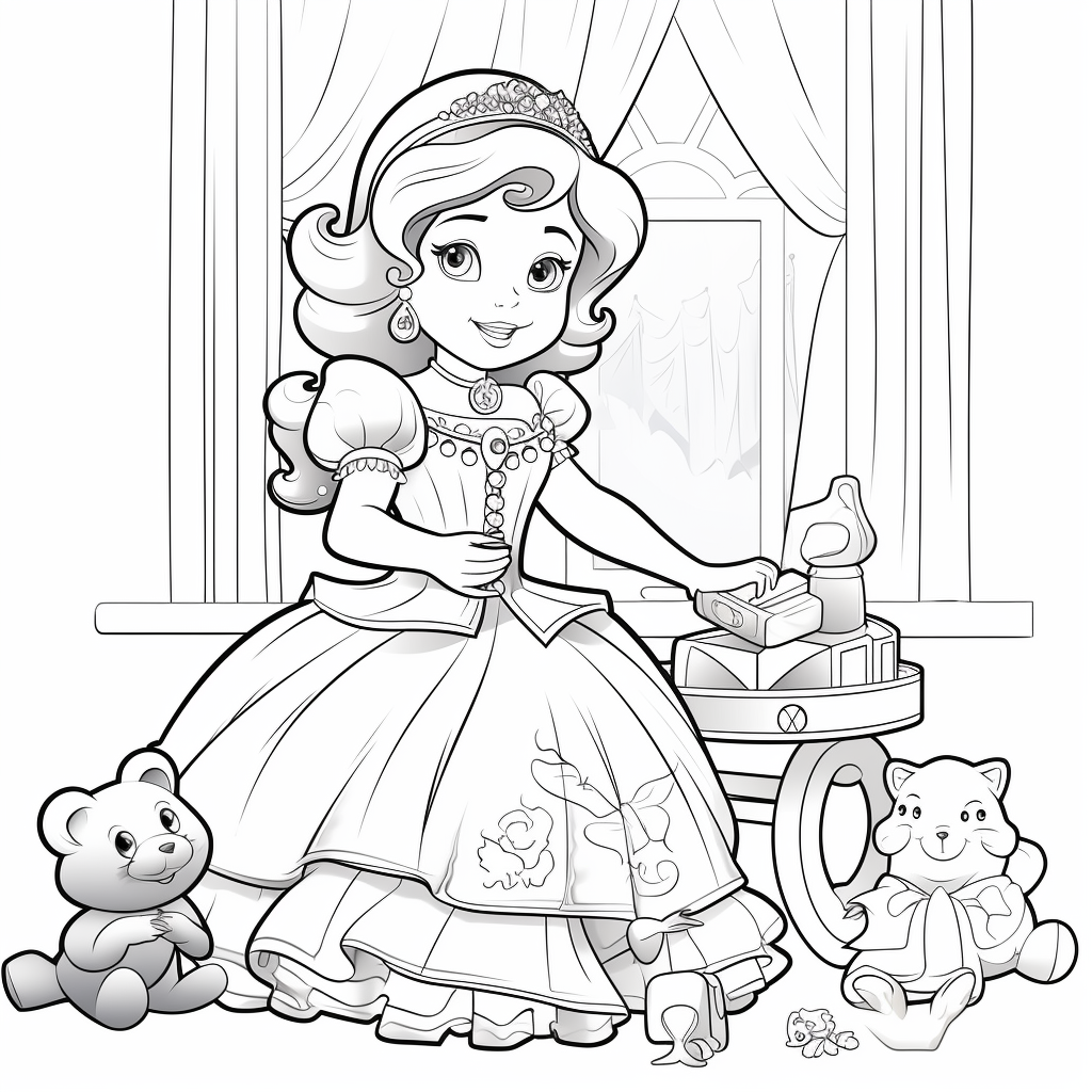 Princess Coloring Page