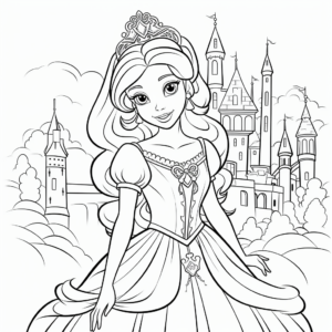 princess coloring pages