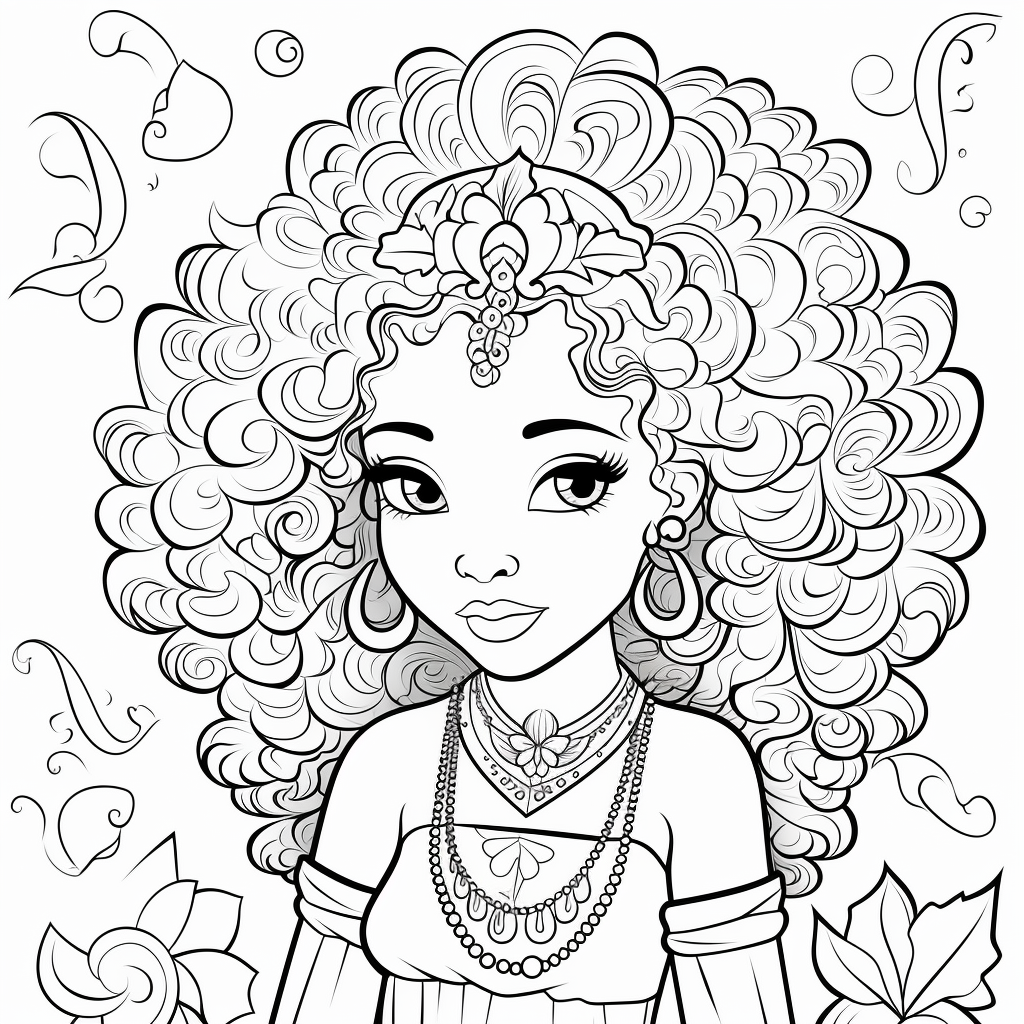 Princess Coloring Page